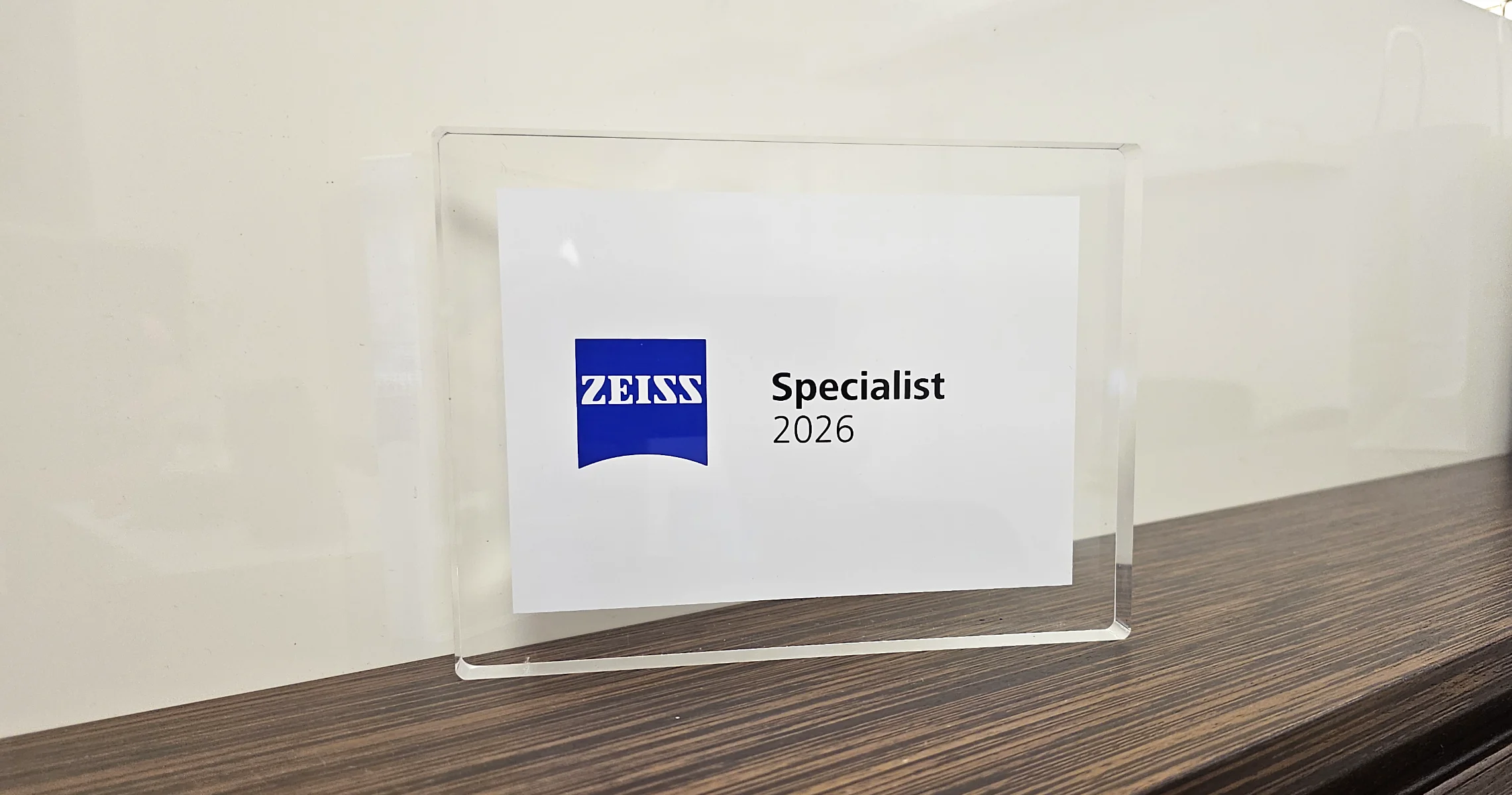 Riconoscimento ZEISS Specialist 2026 di OtticaCalabra